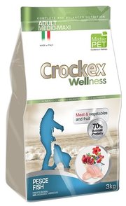 Crockex Корм для собак Wellness Adult Medio-Maxi рыба с рисом фото