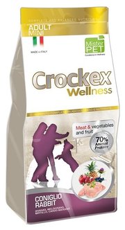 Crockex Корм для собак Wellness Adult Mini кролик с рисом фото