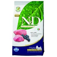 Farmina Корм для собак N&D Grain-Free Canine Lamb & Blueberry Adult Mini