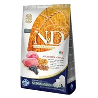 Farmina Корм для собак N&D Grain-Free Canine Lamb & Blueberry Puppy Medium & Maxi