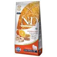 Farmina Корм для собак N&D Low-Grain Canine Codfish & Orange Adult Maxi