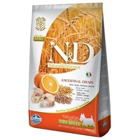 Farmina Корм для собак N&D Low-Grain Canine Codfish & Orange Adult Mini