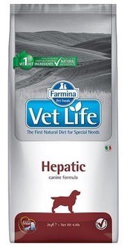 Farmina Корм для собак Vet Life Canine Hepatic фото