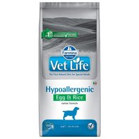 Farmina Корм для собак Vet Life Canine Hypoallergenic Egg & Rice