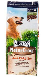 Happy Dog Корм для собак NaturCroq Rind&Reis (говядина с рисом) фото