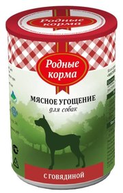 Родные корма Корм для собак Мясное угощение с говядиной для собак фото