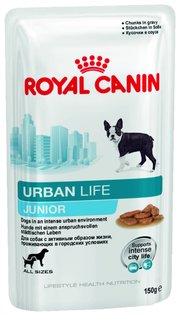 Royal Canin Корм для собак Urban Life Junior (в соусе) фото