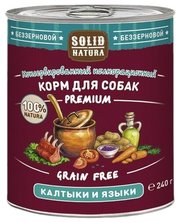 Solid Natura Корм для собак Premium для собак - Калтыки и языки фото