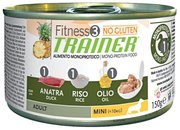 TRAINER Корм для собак Fitness3 No Gluten Adult Mini Duck and rice canned фото