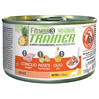 Trainer Корм для собак Fitness3 No Grain Adult Mini Rabbit and potatoes canned