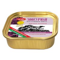 Зоогурман Корм для собак Мясное ассорти для собак Говядина с потрошками