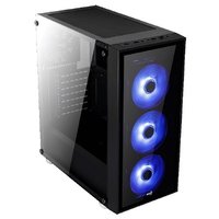 Aerocool Корпус Quartz Black/blue