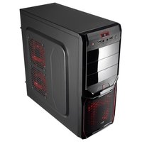 Aerocool Корпус V3X Devil Red Edition Black