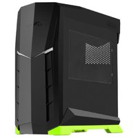 Silverstone Корпус RVX01BV-W Black/green