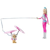 Barbie Кукла Космические приключения с летающим котом Попкорном