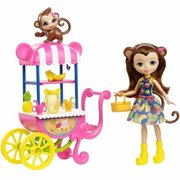 Mattel Кукла Enchantimals со зверюшкой и транспортным средством фото