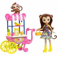 Mattel Кукла Enchantimals со зверюшкой и транспортным средством