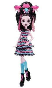 Monster High Кукла Стильные прически Дракулаура, DVH36 фото