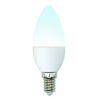 Uniel LED-C37-6W/NW/E14/FR/MB PLM11WH