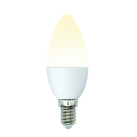 Uniel LED-C37-6W/WW/E14/FR/MB PLM11WH