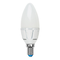 Uniel LED-C37-7W/NW/E14/FR PLP01WH