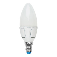 Uniel LED-C37 7W/WW/E14/FR PLP01WH