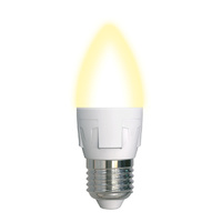 Uniel LED-C37 7W/WW/E27/FR PLP01WH