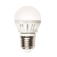 Uniel LED-G45-6W/NW/E27/FR ALM01WH