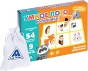 Лас Играс Умное лото. Половинки: весёлые животные 3807323 фото