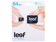 Leef microSDXC Class 10 64GB + SD adapter фото