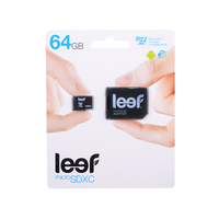 Leef microSDXC Class 10 64GB + SD adapter