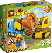 Lego DUPLO 10812 Грузовик и гусеничный экскаватор фото