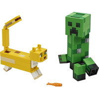 Lego BigFig Creeper and Ocelot 21156