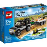 LEGO City 60058 Внедорожник с катером фото