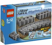 LEGO City 7499 Гибкие и прямые рельсы фото