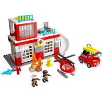 Lego Fire Station and Helicopter 10970