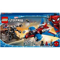 Lego Marvel Super Heroes 76150 Spiderman Реактивный самолёт Человека-Паука против Робота Венома