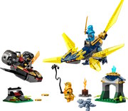 Lego Nya and Arins Baby Dragon Battle 71798 фото