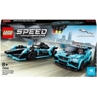 LEGO Speed Champions 76898 Formula E Panasonic Jaguar Racing GEN2 car & Jaguar I-PACE eTROPHY