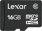 Lexar LFSDM10-16GABC10 microSDHC 16GB фото