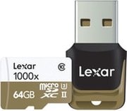 Lexar LSDMI64GCBEU1000R microSDXC 64GB фото