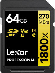 Lexar Professional 1800x UHS-II SDXC фото