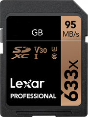 Lexar Professional 633x SDXC UHS-I U3 V30 фото