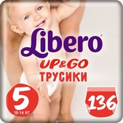 Libero трусики Up&Go 10-14 кг (136 шт) фото