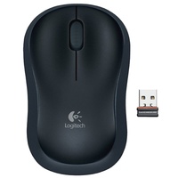 Logitech Wireless Mouse M175 Black USB