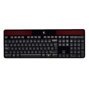 Logitech Wireless Solar Keyboard K750 Black USB фото