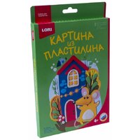 Lori Картина из пластилина Мышка у домика (Пз/Пл-012)