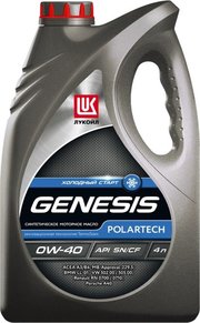 Лукойл GENESIS POLARTECH 0W-40 4 л фото