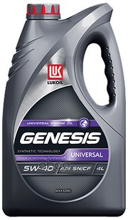 Лукойл GENESIS UNIVERSAL 5W-40 4 л фото