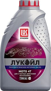 Лукойл MOTO 4T 10W-40 1 л фото